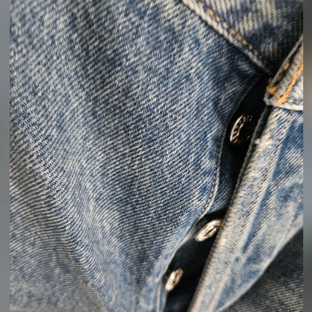 Agolde Dee Cut Off Vintage Style High Rise Jean Shorts - Picture 4 of 7